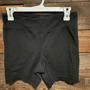 Danskin black biker shorts